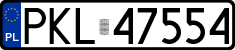 License plates of Poland, Regular car plates