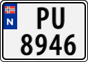 License plate of Norway, Trailers, motorcycles, special vehicles