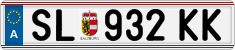 License plate of Austria, Regular plates