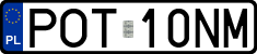 License plates of Poland, Regular car plates