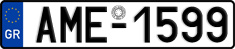 License plate of Greece, Cars