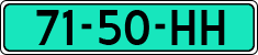 License plate of the Netherlands, Dealer (Regular)