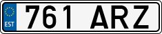 License plate of Estonia, Regular car plates