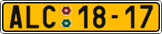 License plate of the Czech Republic, Commercial vehicles (1960)