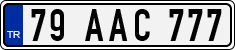 License plate of Turkey, Regular plates