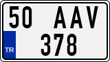License plate of Turkey, Regular plates