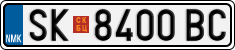 License plate of North Macedonia, Regular plates (2012)