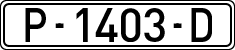 License plates of Spain, 1971 year series