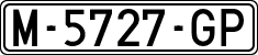 License plates of Spain, 1971 year series