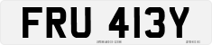 License plate of the United Kingdom, 1963 year system