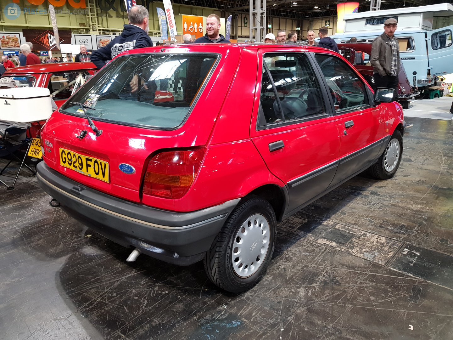 G929FOV, Ford Fiesta 3rd gen (Classic) 5-door Hatch (FBJ; BE13), 1989–1997