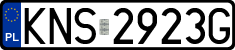 License plates of Poland, Regular car plates