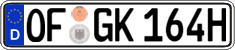 German license plate, Plates for oldtimers (type 