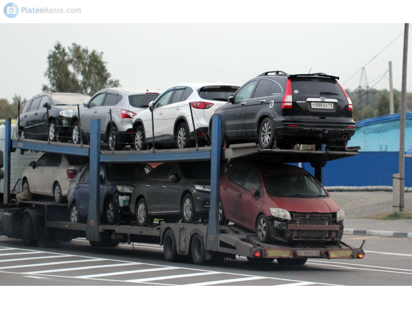 р 888 ке 19, Honda CR-V 3rd gen (RE), 2006–2012