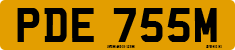 License plate of the United Kingdom, 1963 year system