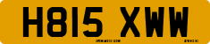 License plate of the United Kingdom, 1983 year system