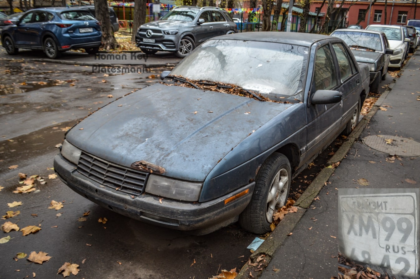 хм 6842 99, Chevrolet Corsica 1st gen Sedan (69; L-body), 1987–1996