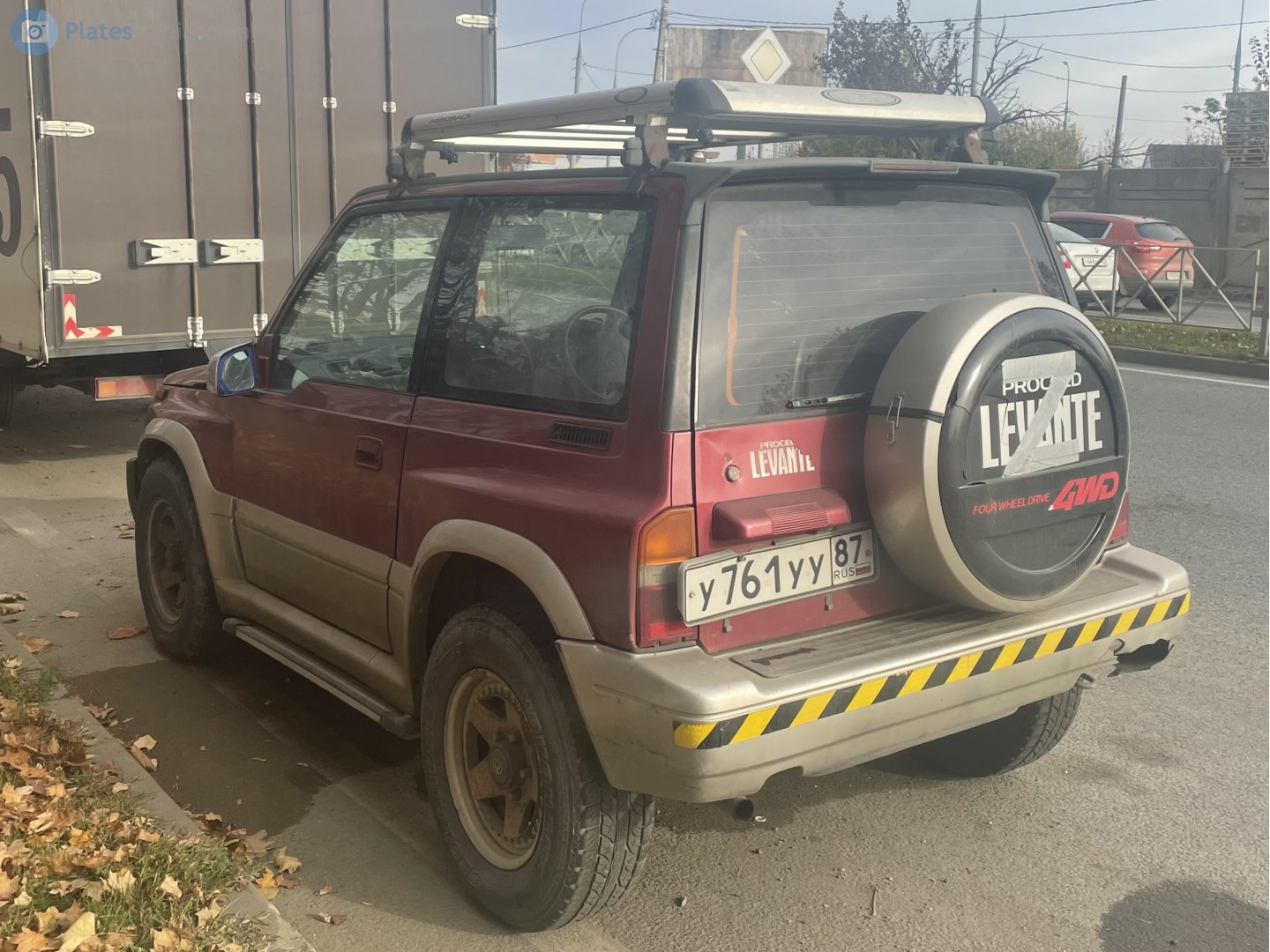 у 761 уу 87, Mazda Proceed Levante 1st gen 3-door SUV (ET/TA), 1995–1997