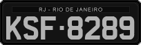 License plate of Brazil, Oldtimers (1990)