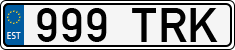 License plate of Estonia, Regular car plates