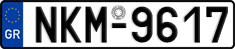 License plate of Greece, Cars