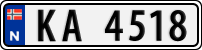 License plate of Norway, Trailers, motorcycles, special vehicles