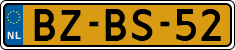 License plate of the Netherlands, Heavy Commercial Vehicles (1994 system)