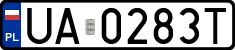 License plates of Poland, Military