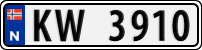 License plate of Norway, Trailers, motorcycles, special vehicles