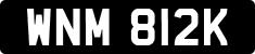 License plate of the United Kingdom, 1963 year system