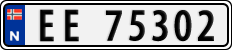 License plate of Norway, Cars