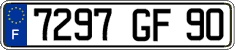 French license plate, FNI