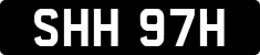 License plate of the United Kingdom, 1963 year system