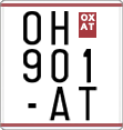 License plate of North Macedonia, Regular plates (1993)