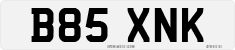 License plate of the United Kingdom, 1983 year system