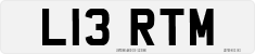 License plate of the United Kingdom, 1983 year system