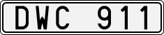 License plate of Sweden, Regular plates
