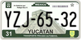 Yucatán, Cars (AAA-00-00)