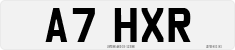 License plate of the United Kingdom, 1983 year system
