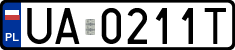 License plates of Poland, Military