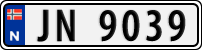 License plate of Norway, Trailers, motorcycles, special vehicles