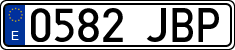 License plates of Spain, Ordinary (2000)