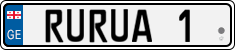 License plate of Georgia, Vanity Plates