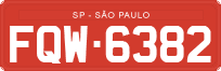 License plate of Brazil, Commercial vehicles (1990)