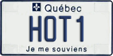 Quebec, Vanity Plates