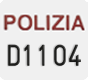 License plate of Italy, Police