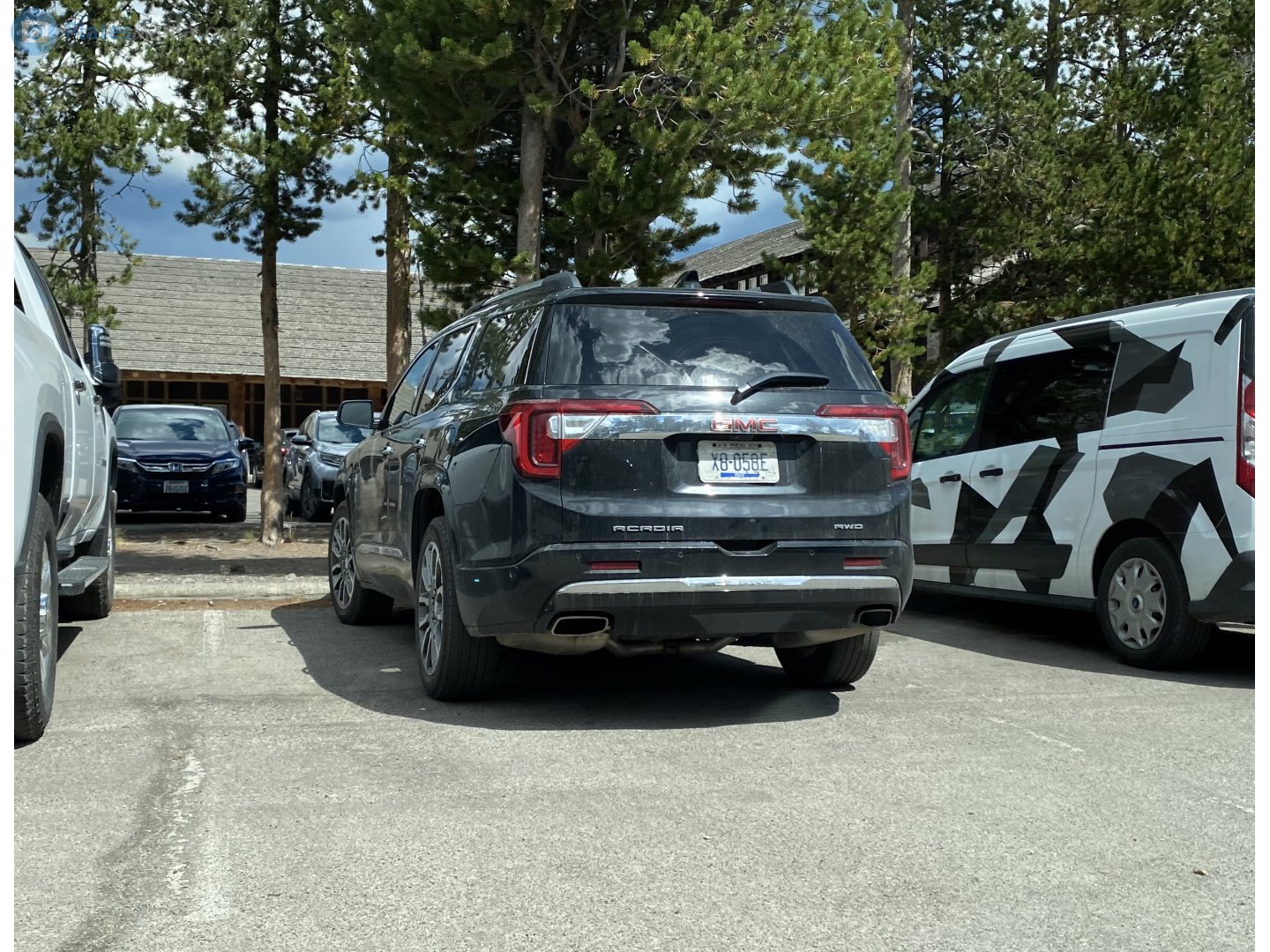 X8-058E, GMC Acadia 2nd gen (C1XX), facelift, 2019–
