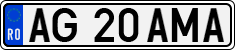 License plate of Romania, Regular plates