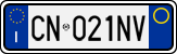 License plate of Italy, Cars (1994 year series)