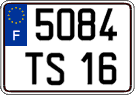 French license plate, FNI